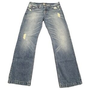 Armani Exchange Men's size 34‎ (35x31) Straight Leg Distressed Jeans